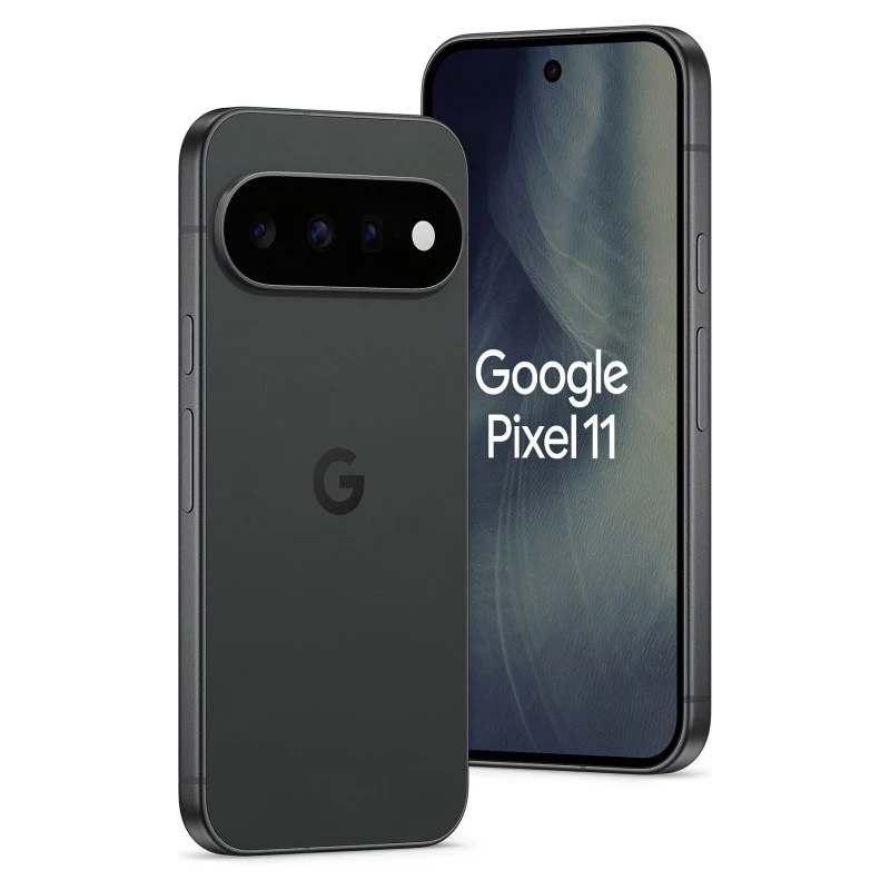 Google Pixel 11 5G Smartfon, 6,3 cala OLED 120Hz, 12GB RAM, 256GB Pamięci, Dual SIM, Obsydian, Android 15, EU/UK