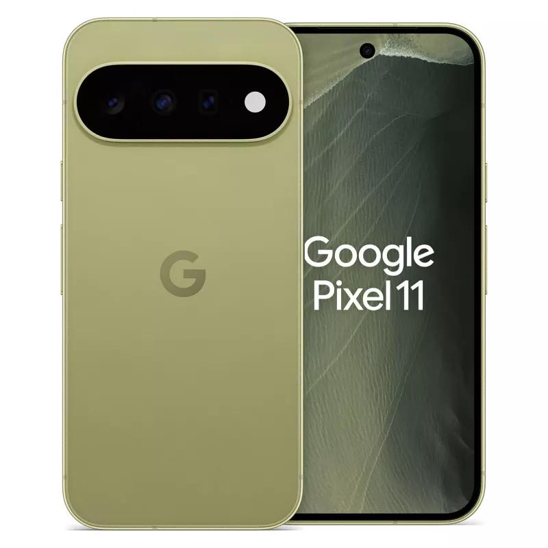 Google Pixel 11 5G Smartfon, 6,3 cala OLED 120Hz, 12GB RAM, 256GB Pamięć, Dual SIM, Pistacjowy