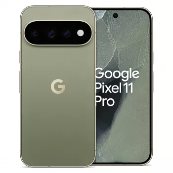 Google Pixel 11 Pro 5G Smartfon, 12GB RAM, 256GB Pamięci, 6,3 cala OLED 120Hz, Oliwkowy