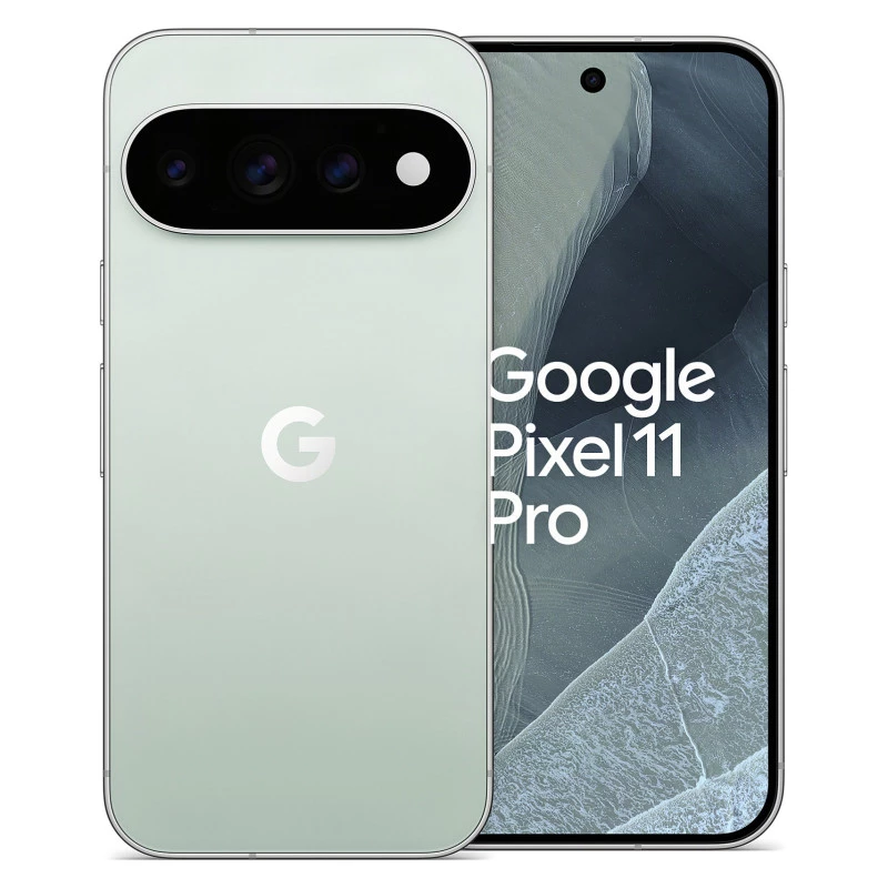 Google Pixel 11 Pro 5G Smartfon, 12GB RAM, 256GB Pamięci, 6,3 cala OLED, 120Hz, Dual-SIM, Fog