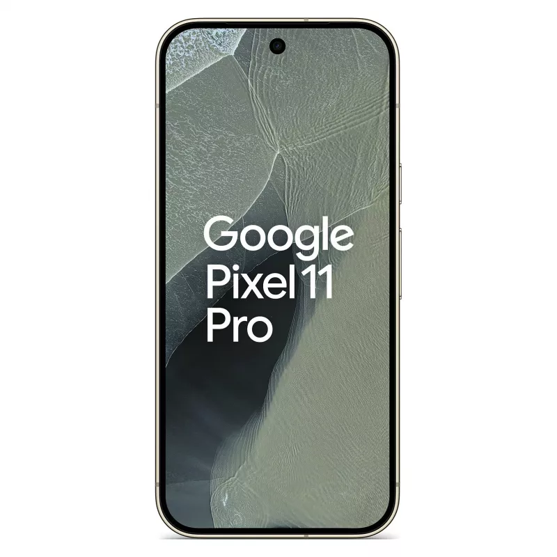 Google Pixel 11 Pro 5G Smartfon, 16GB RAM, 512GB Pamięci, 6,3 cala OLED 120Hz Wyświetlacz, Oliwkowy, Dual SIM, Android 16