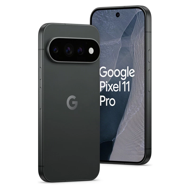 Google Pixel 11 Pro 5G Smartfon, 6,3 cala OLED 120Hz, 12GB RAM, 256GB Pamięci, Dual SIM, Obsidian Black