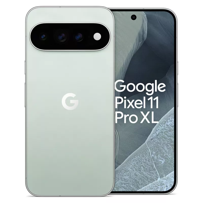 Google Pixel 11 Pro XL 5G smartfon, 12GB RAM, 256GB pamięci, 6,8 cala OLED 120Hz, Dual SIM, Fog