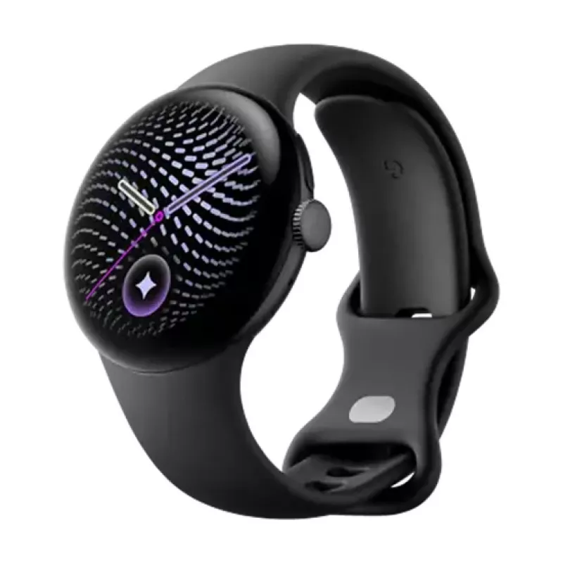 Google Pixel Watch 5 41mm BT Obsidian Smartwatch z integracją Fitbit, GPS, tętnem, EKG, SpO2, wodoodpornością 5 ATM, Wear OS, 32GB pamięci