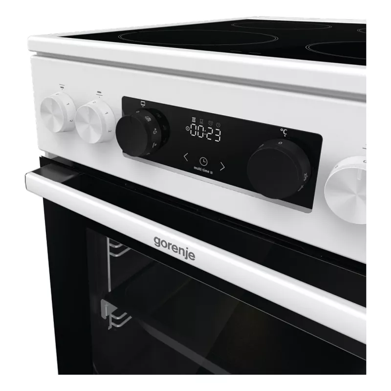 Gorenje GEC 5C41 WG Wolnostojąca kuchenka elektryczna – biała, 50 cm, 70 l, 9 funkcji