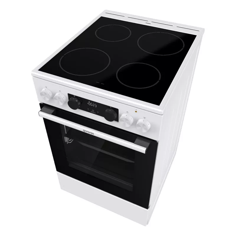 Gorenje GEC 5C41 WG Wolnostojąca kuchenka elektryczna – biała, 50 cm, 70 l, 9 funkcji