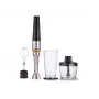 Gorenje HBX1200EB 1200 W Blender ręczny z plastikowym pojemnikiem, 0,8 L, wał ze stali nierdzewnej, czarny