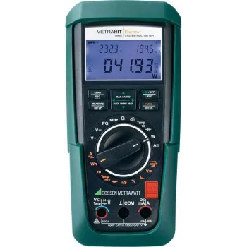 GOSSEN METRAWATT METRAHIT Energy Cyfrowy Multimetr Przenośny DAkkS Kalibrowany CAT III 600 V, CAT IV 300 V (M249A)