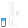 GOSUND S5 WiFi Smart Water Leak Sensor z alertami w aplikacji Tuya, 2.4GHz, sonda IP67, biały