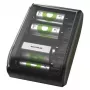 Ładowarka GP B361 z 4 kanałami, 2600 mAh, 2,8 V, czarna EU