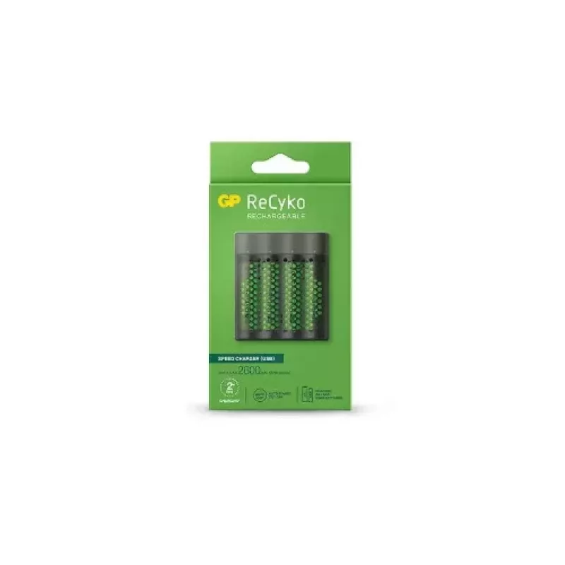 Ładowarka GP M451 z 4x bateriami AAA 2700 mAh 1,2V Czarny EU