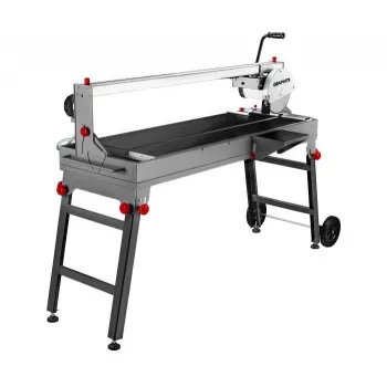 Przecinarka do płytek GRAPHITE 1200W, tarcza diamentowa 250 mm, długość cięcia 920 mm, chłodzenie wodne, prowadnica laserowa