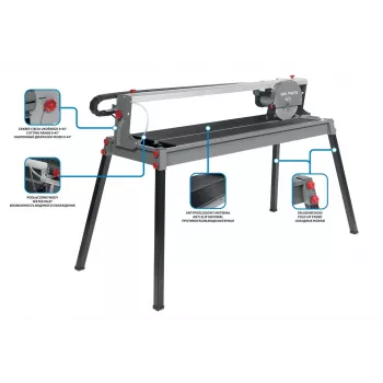 GRAPHITE TOP-59G891 Ręczna przecinarka do płytek 600 mm z tarczą z węglika wolframu