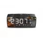 Budzik radiowy GRB Greenblue GB200 Bluetooth z FM, temperaturą, wilgotnością, alarmem, drzemką, wyświetlaczem LED, czarno-szary