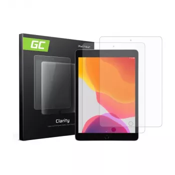 Green Cell GC Clarity Szkło ochronne do iPad 7 10.2 (2019) – Ultra-przezroczysta folia PET, odporna na zarysowania, bez pęcherzyków