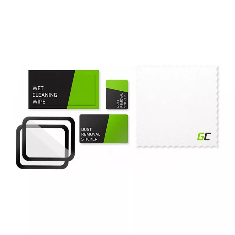 Green Cell GL88 2x GC Clarity Szkło hartowane do Apple Watch 42mm (Tempered Glass, 9H, Clear)