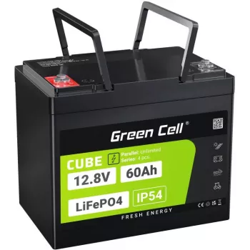Green Cell LFPGC12V60AH Bateria do UPS Lithium Iron Phosphate (LiFePO4) 12.8 V 60 Ah