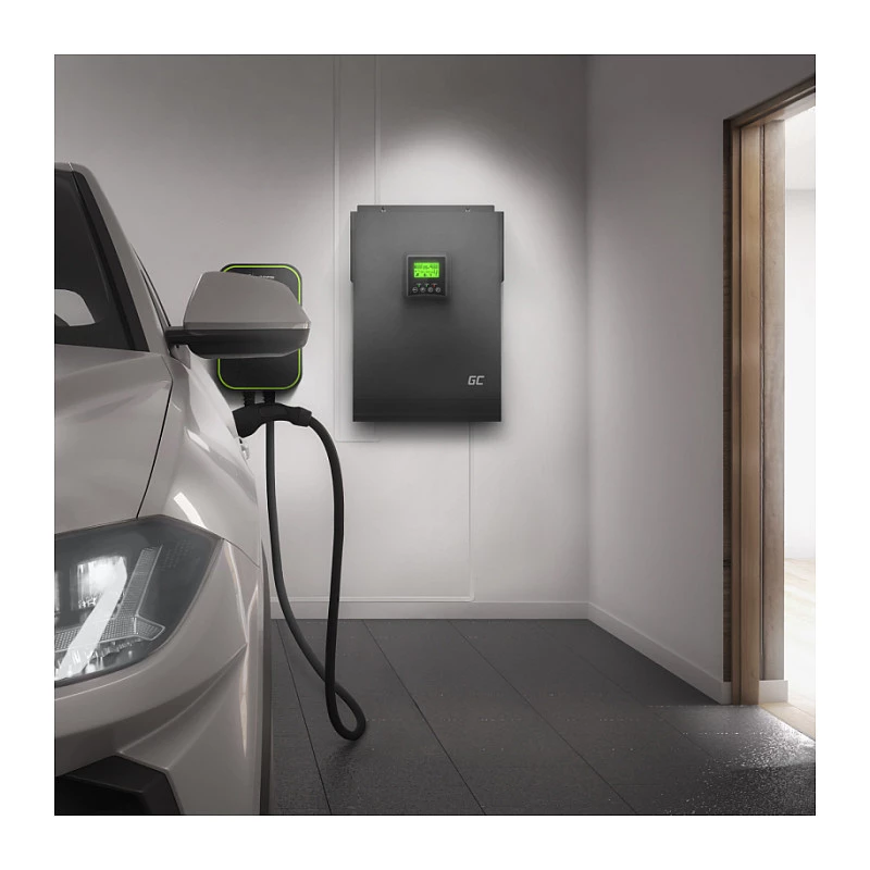 Green Cell Off-Grid Solarny Inwerter 3000W 48V Czysty Sinus z Ładowarką MPPT