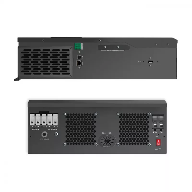 Green Cell Off-Grid Solarny Inwerter 3000W 48V Czysty Sinus z Ładowarką MPPT