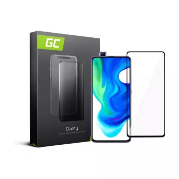 Green Cell GC Clarity Szkło hartowane do Xiaomi Pocophone F2 Pro - twardość 9H, 0,33 mm, oleofobowe, bez pęcherzyków, pełne pokrycie