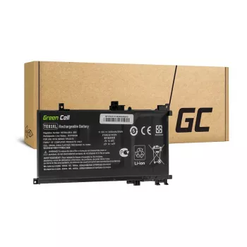 Green Cell TE03XL Bateria do HP Omen 15-AX i Pavilion 15-BC Series – 52.5Wh, 11.55V, 4550mAh, Li-ion, 3-ogniwowa, Czarna