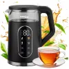 GREENBLUE Czajnik bezprzewodowy GB670 B 1.7L 2200W Czarny/Srebrny