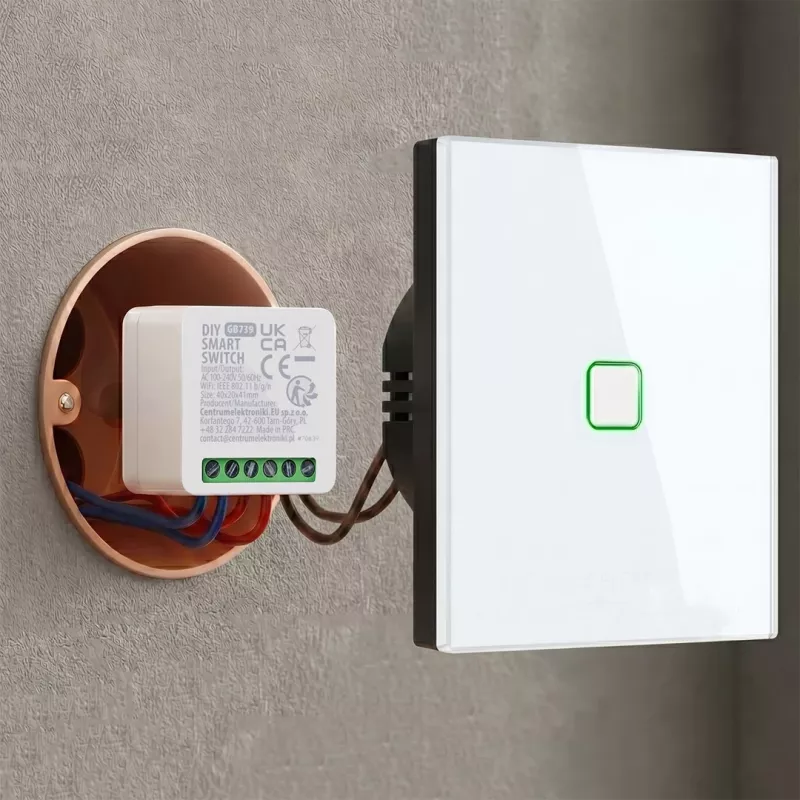 GREENBLUE Podtynkowy przekaźnik sterowany Wi-Fi GB739