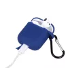 GreenGo Apple AirPods Silicone Case with Hook Dark Blue