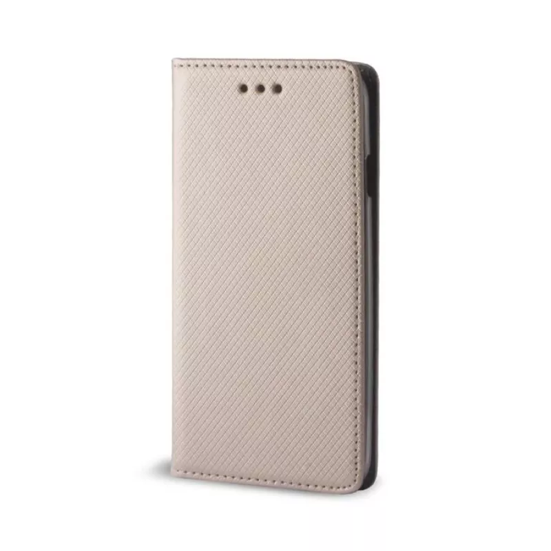 GreenGo HTC 825 Smart Magnet Gold Wallet Case