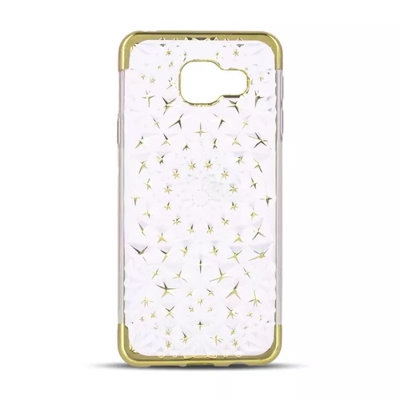 GreenGo Samsung Galaxy S7 Edge G935 TPU 3D Stars Case Gold