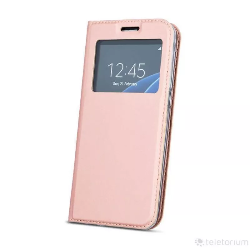 GreenGo Smart Look Flip Case dla Huawei P10 Plus - Rose Gold