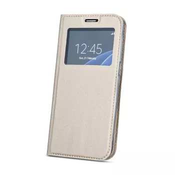 GreenGo Smart Look Flip Case dla Samsung Galaxy A6+ (2018) - Złoty