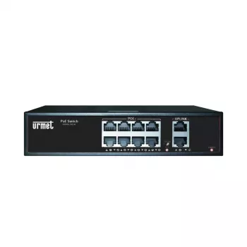 Grothe SWI 3000/402 EDGE-S 10-portowy zarządzalny switch Gigabit PoE+, 8x PoE+ 130W, 2x SFP