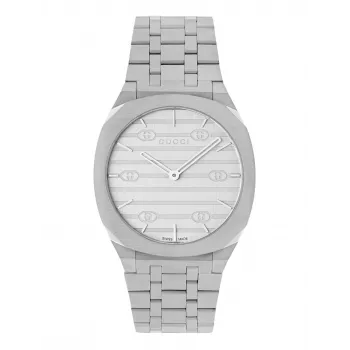 Zegarek damski Gucci 25H YA163402 34mm stal nierdzewna