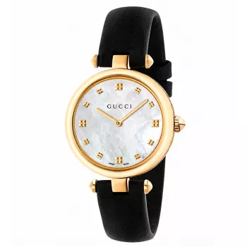 Zegarek damski GUCCI G-Frame YA141404 32mm stal nierdzewna mesh