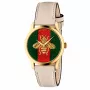 GUCCI G-Timeless Zegarek Damski YA1264128 38mm Szwajcarski Kwarc Stal Nierdzewna Srebrna Tarcza