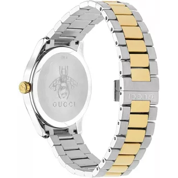 GUCCI G-Timeless Męski Zegarek Kwarcowy YA1264075 38mm Stal Nierdzewna Czarna Tarcza