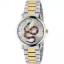 GUCCI G-Timeless Męski Zegarek Kwarcowy YA1264075 38mm Stal Nierdzewna Czarna Tarcza