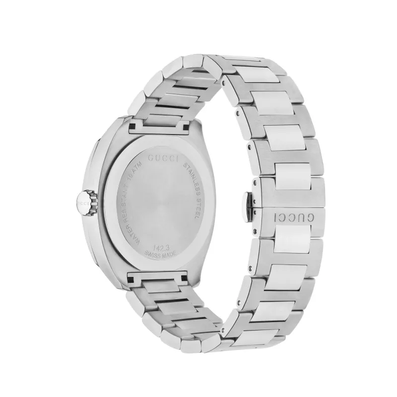 Zegarek męski Gucci G-Timeless YA142303 41mm Stal nierdzewna Czarna tarcza