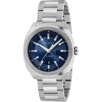 Zegarek męski Gucci G-Timeless YA142303 41mm Stal nierdzewna Czarna tarcza