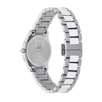 GUCCI G-Timeless Zegarek Damski Kwarcowy YA126595 27mm Stal Nierdzewna Srebrna Tarcza
