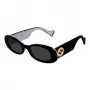 Okulary przeciwsłoneczne Gucci GG0517S-001 Damskie Kwadratowe Acetat Czarny/Szary 52mm