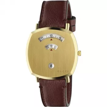 Zegarek Gucci Grip Unisex YA157405 35mm Stal nierdzewna Mesh