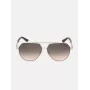 GUESS GF00033-5932F Okulary przeciwsłoneczne damskie Butterfly Brąz Havana 59mm