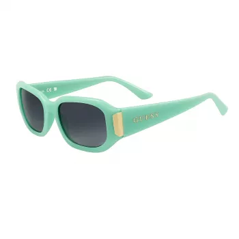 GUESS GF00056-5293W Damskie okulary przeciwsłoneczne w kształcie kwadratu Havana Brown Gradient 52mm