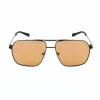 GUESS GF00060-6001E Męskie okulary przeciwsłoneczne prostokątne czarne z przyciemnieniem Smoke Tint 60/13/140 mm