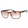Okulary przeciwsłoneczne GUESS GF0169-49F dla mężczyzn, oprawka Havana, soczewki brązowe gradientowe 58/18/140 mm