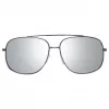 Okulary przeciwsłoneczne GUESS GF0207-08C dla mężczyzn - oprawka ciemnoszara, soczewki szare, 60mm