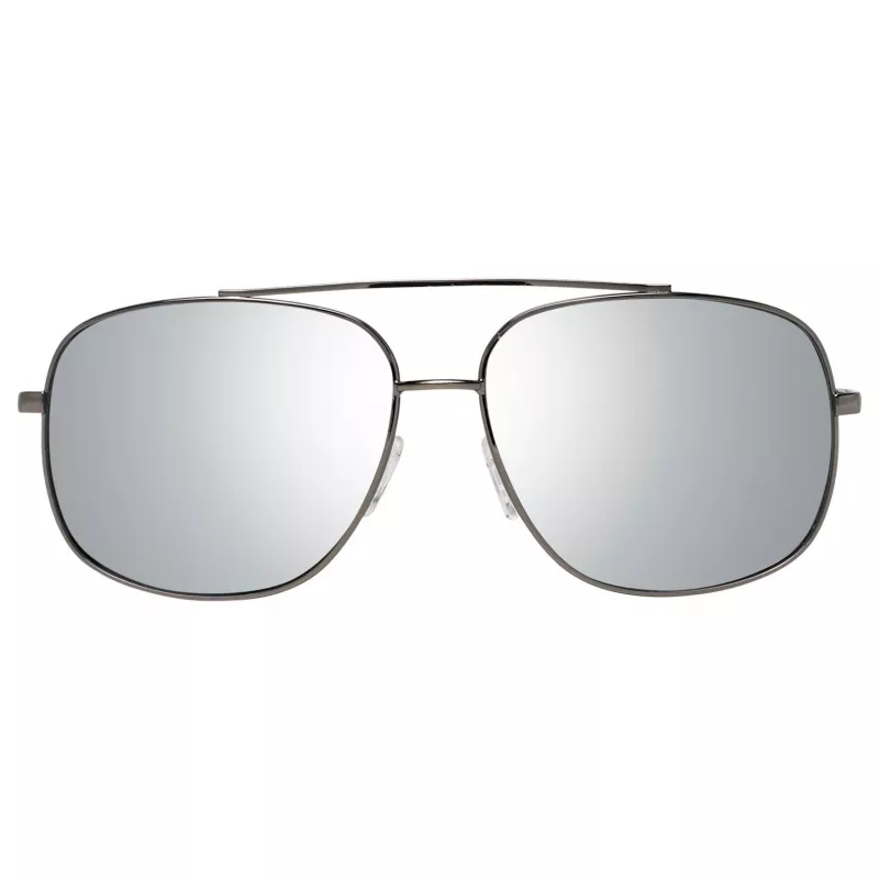 Okulary przeciwsłoneczne GUESS GF0207-08C dla mężczyzn - oprawka ciemnoszara, soczewki szare, 60mm