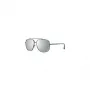 Okulary przeciwsłoneczne GUESS GF0207-08C dla mężczyzn - oprawka ciemnoszara, soczewki szare, 60mm